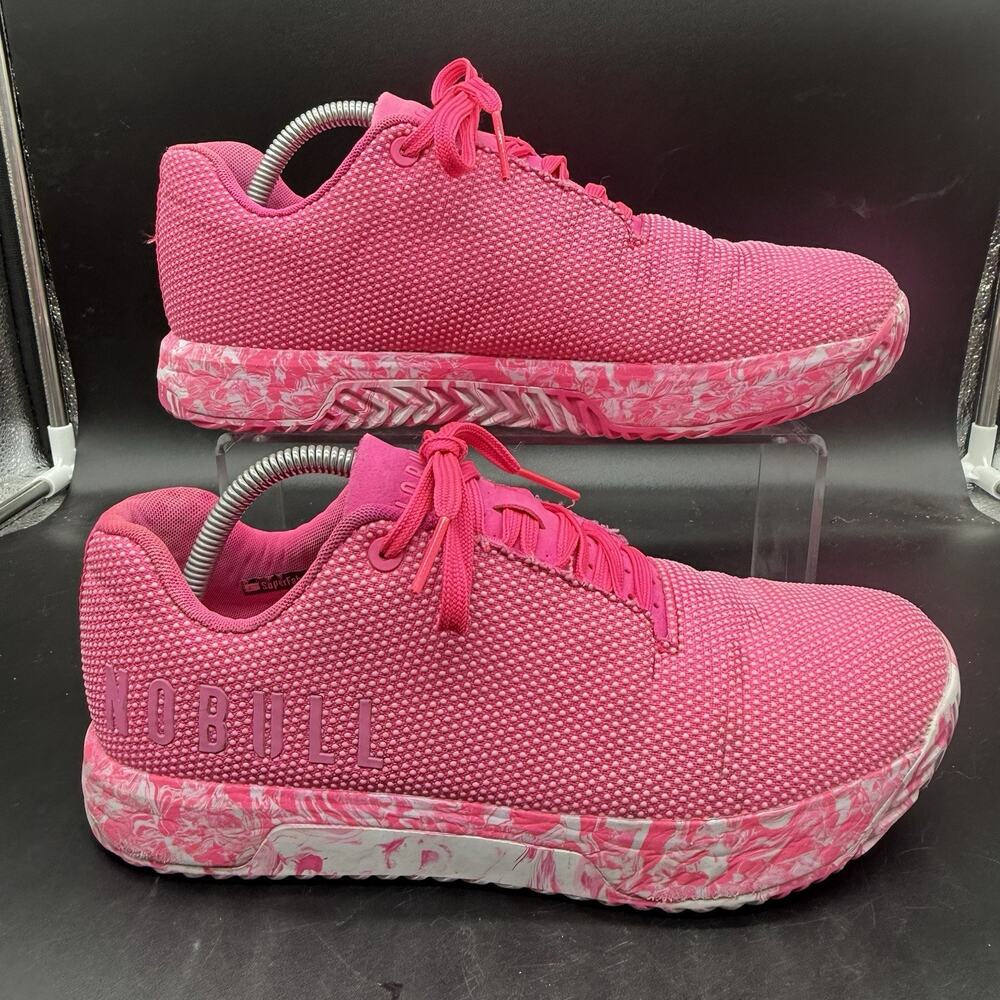 Nobull Superfabric Pink Athletic Crossfit Trainers Womens 11.5 Mens 10